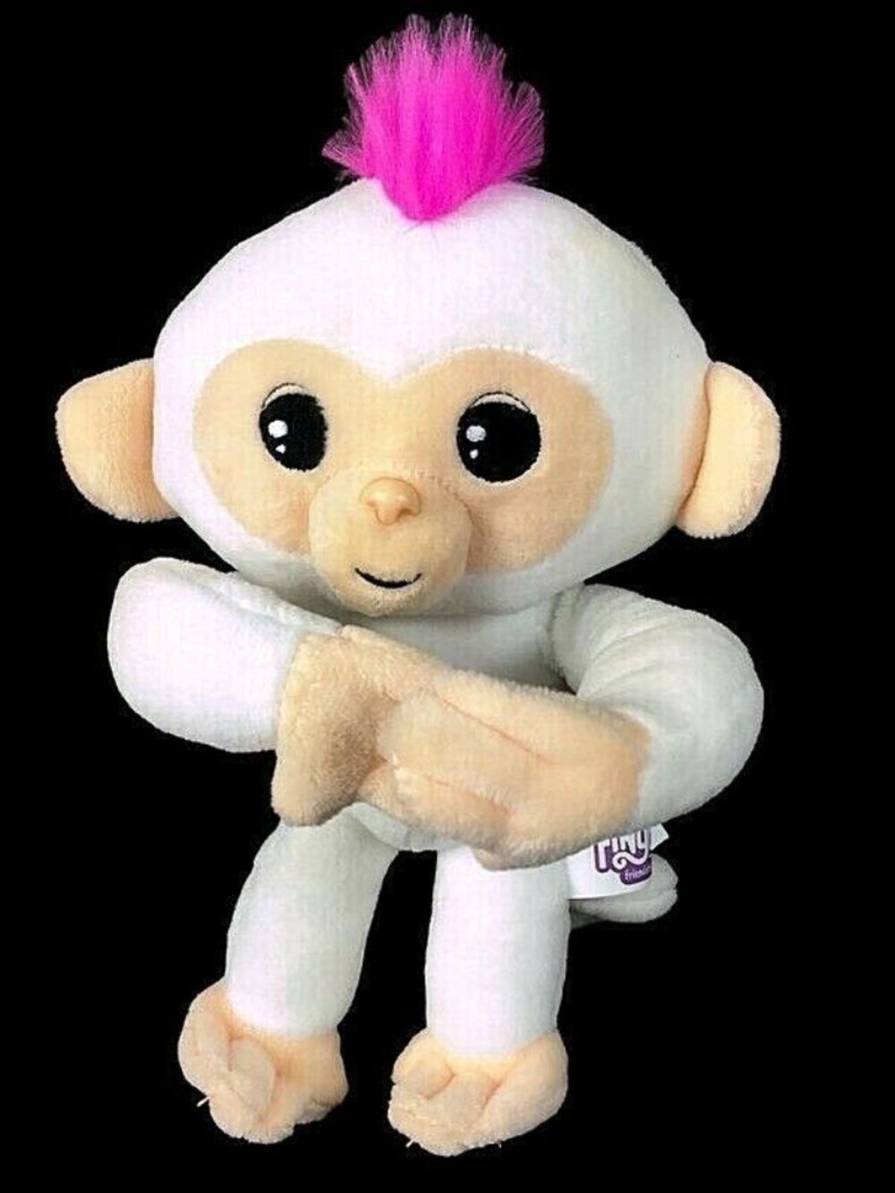 Fingerlings White Monkey Pink Hair Plush Toy with lots of Sounds